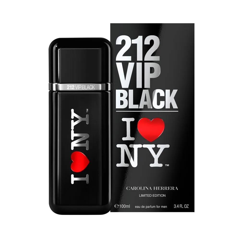 Carolina Herrera 212 VIP Black I Love NY Edición Limitada
